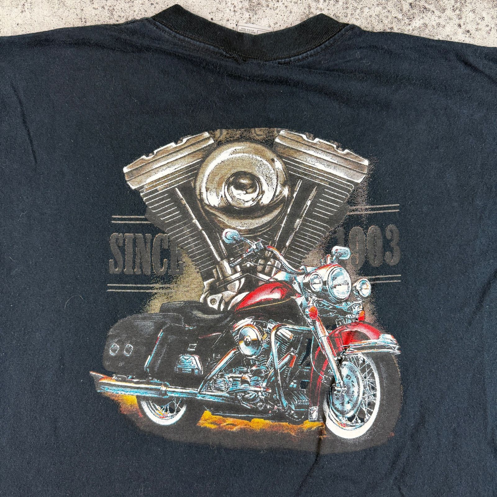 Fruit Of The Loom Spring Rally Motorcycle Rally 2005 Y2K Biker Shirt Size L Size US L / EU 52-54 / 3 - 1 Thumbnail
