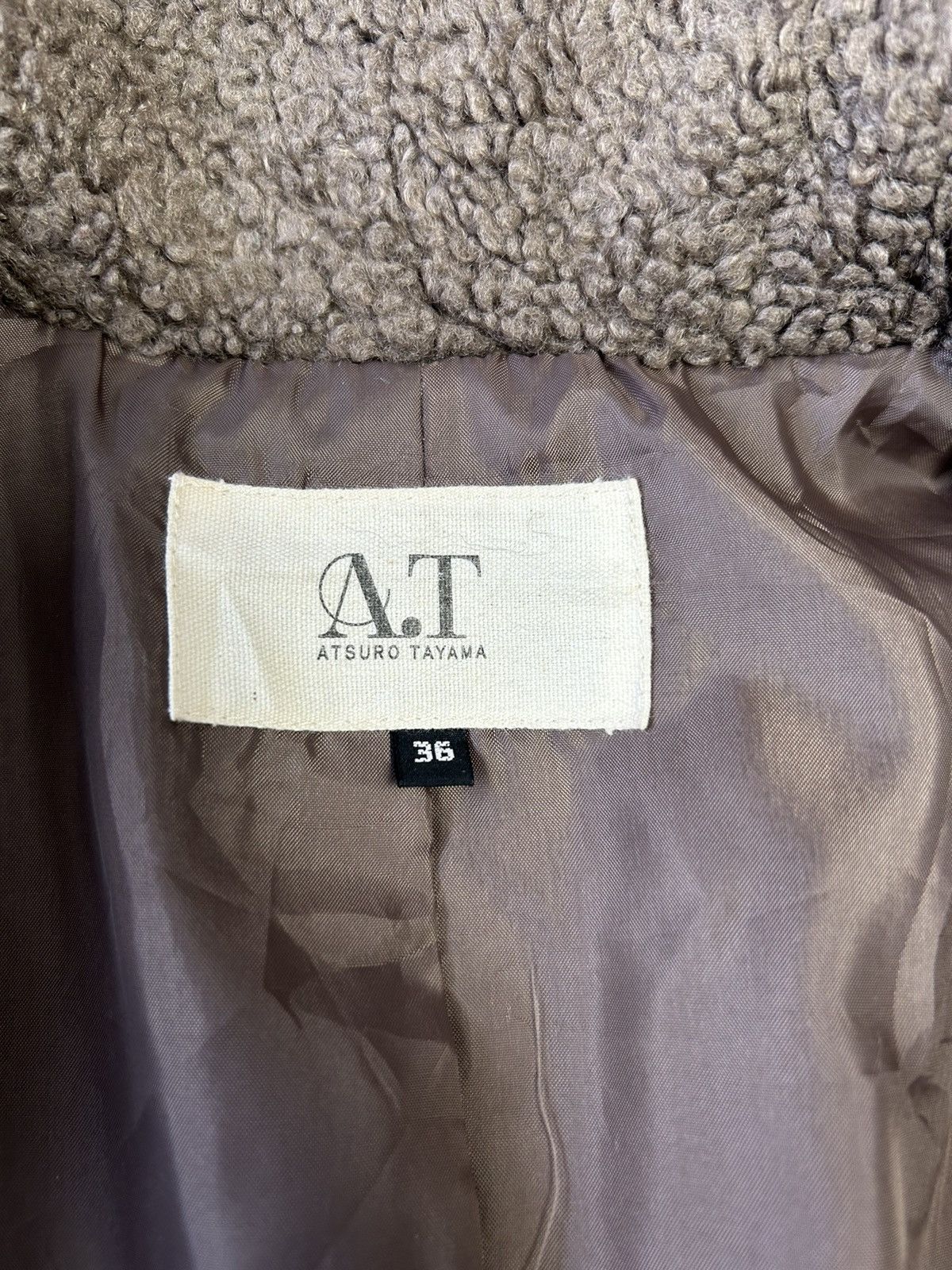 ATSURO TAYAMA × Designer × Japanese Brand ATSURO TAYAMA FLEECE DOUBLE BREAST BUTTON JACKET Size M / US 6-8 / IT 42-44 - 4 Thumbnail