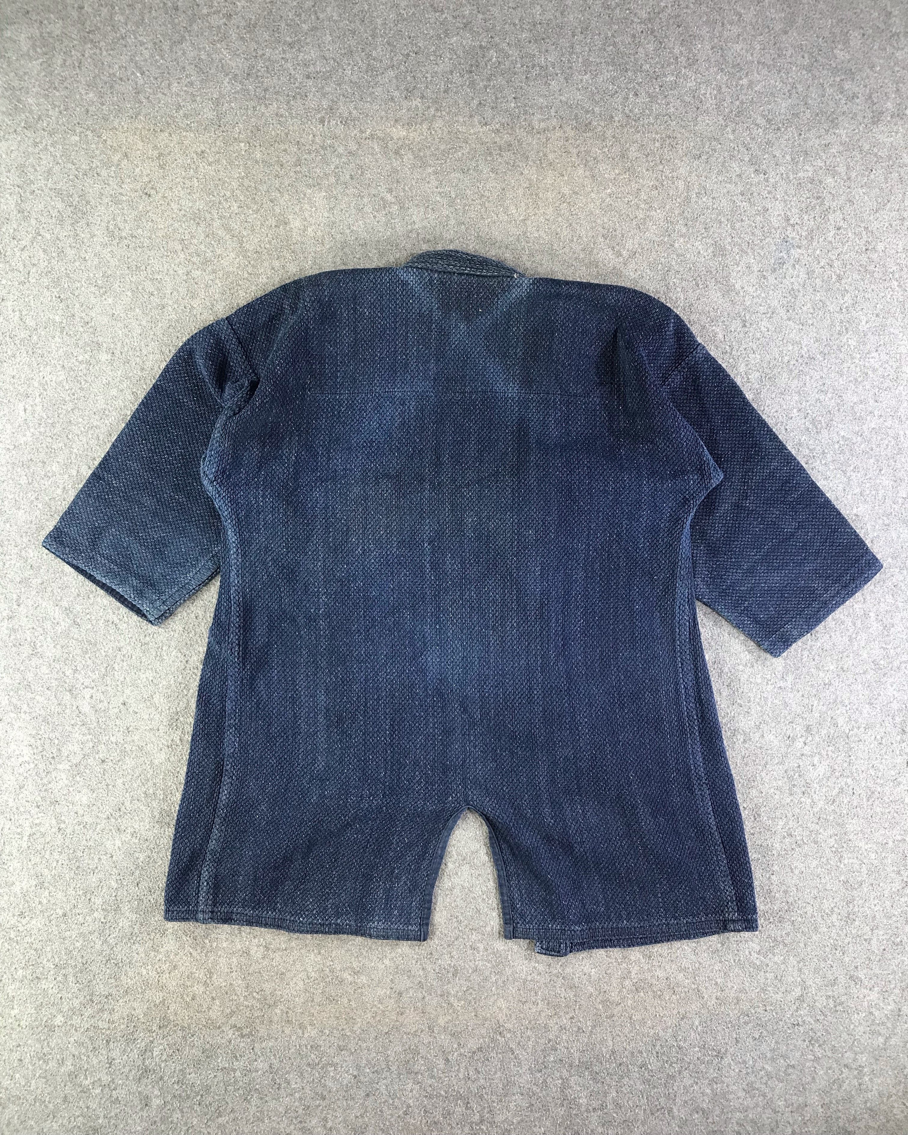 Japanese Brand Vintage Faded Blue Kimono Japanese Indigo Kendo Jacket JC280 Size US M / EU 48-50 / 2 - 3 Thumbnail