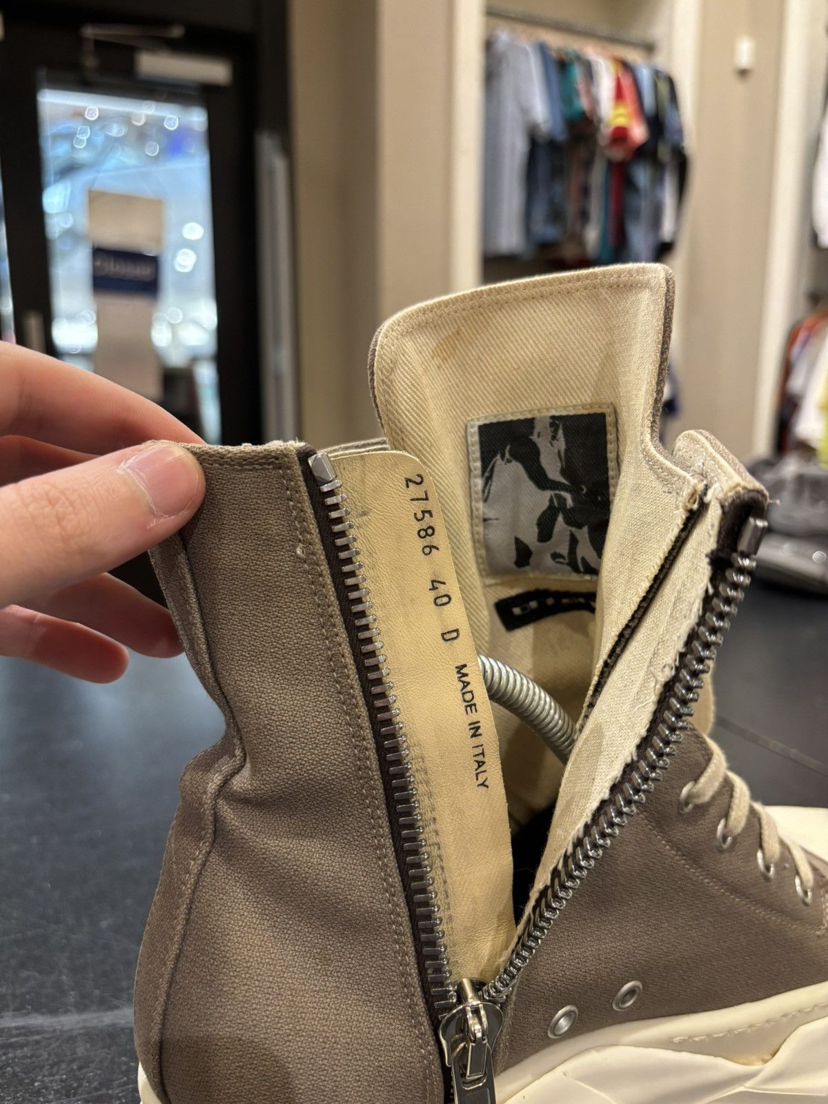 Rick Owens Rick owens drksdhw abstract sneakers dust Size US 7 / EU 40 - 6 Thumbnail