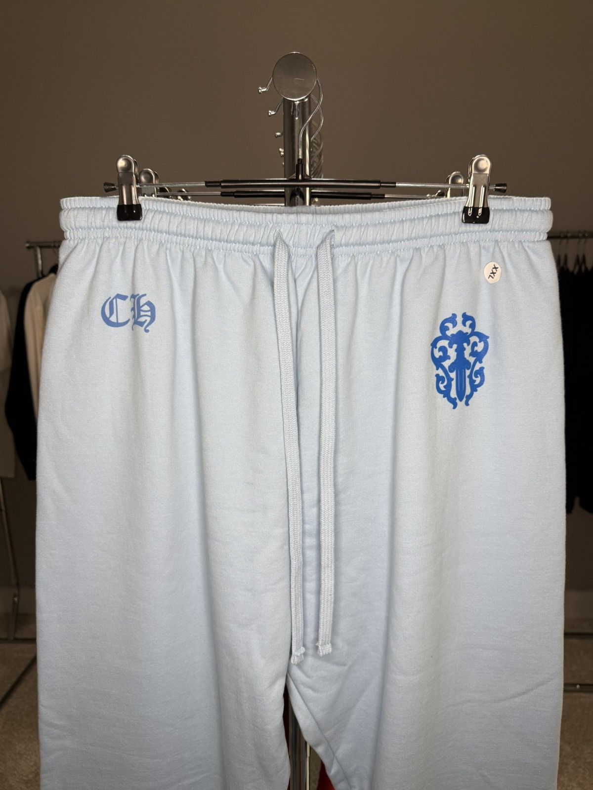 Chrome Hearts Chrome Hearts Miami Art Basel Exclusive Blue Sweatpants Size US 38 / EU 54 - 3 Thumbnail