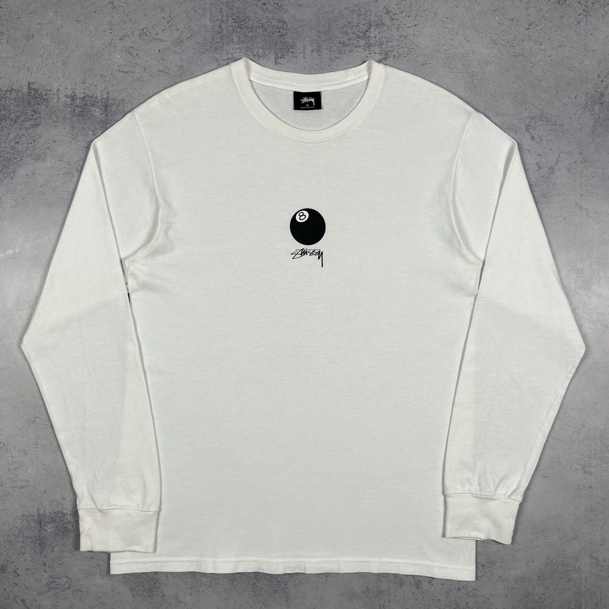 Stussy Vintage Stussy 8 Ball rare long sleeve T shirt 00’s Size US M / EU 48-50 / 2 - 2 Thumbnail