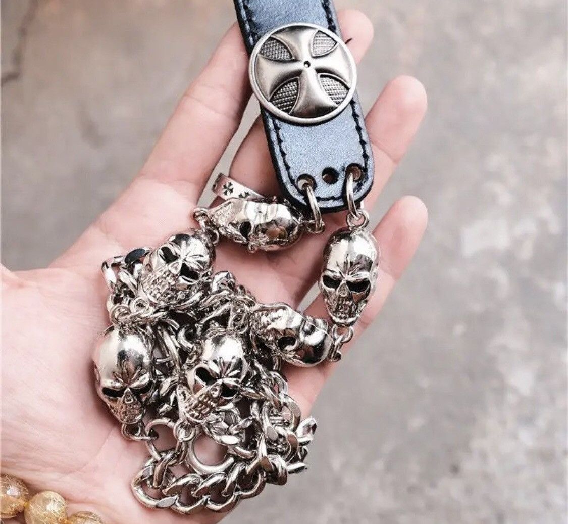 Other Wallet Skull Belts Chain Size ONE SIZE - 3 Thumbnail
