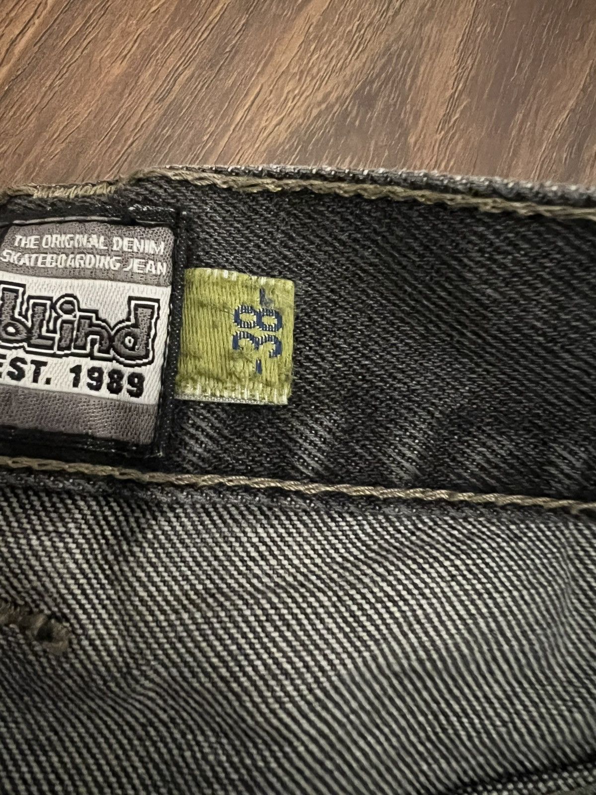 Blind Skateboards Thrashed OG Blind Body Bags Skate Jeans Size US 38 / EU 54 - 11 Thumbnail
