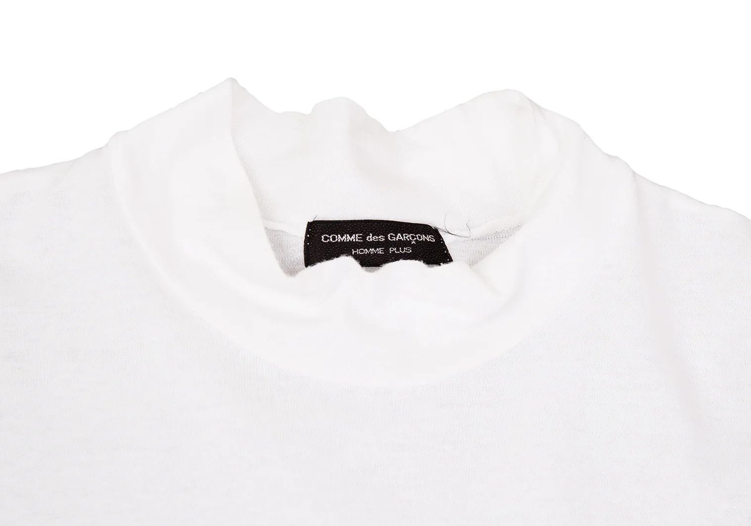 Comme des Garcons Homme Plus Ethnic Knit High Neck Cut Sew in Off-White, Size M Size US M / EU 48-50 / 2 - 3 Thumbnail