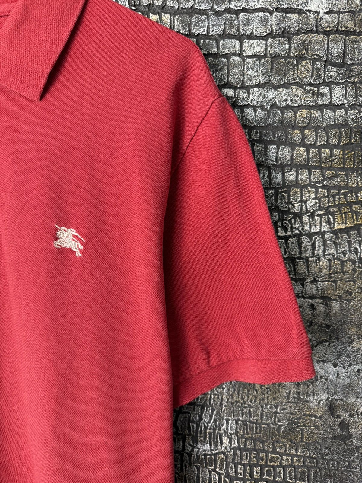 Burberry Vintage Burberry Polo T-shirt Logo Size US XL / EU 56 / 4 - 11 Thumbnail