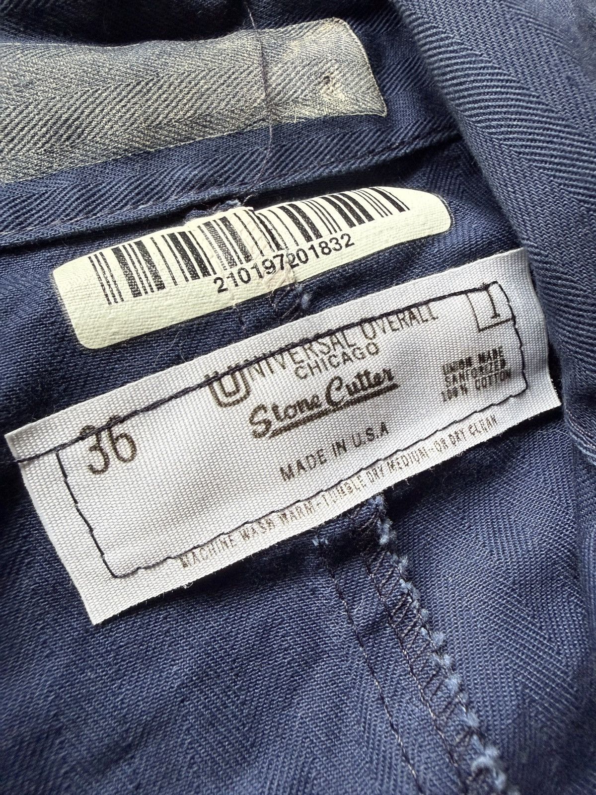 Vintage Vintage 60s Universal Chicago HBT Shop Work Coat NOS Size US M / EU 48-50 / 2 - 5 Thumbnail