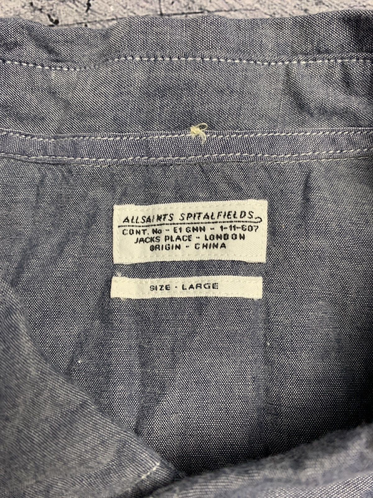 Allsaints Allsaints Spitalfields Bayou HS Shirt Short Sleeve designer Size US L / EU 52-54 / 3 - 5 Thumbnail