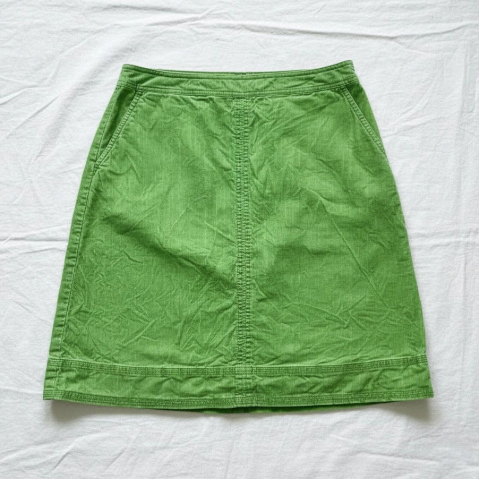 Boden Boden Preppy Green Corduroy Mini Skirt Womens 8 Regular Size 30" / US 8 / IT 44 - 1 Thumbnail