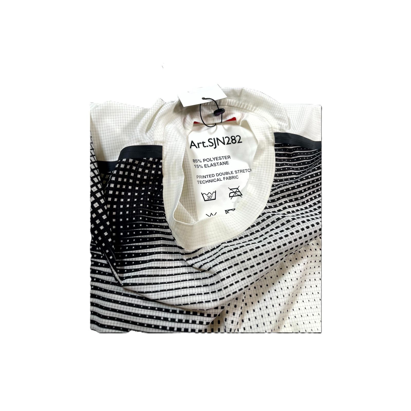 Prada Prada Sportswear Checkered White & Black Tee Size US S / EU 44-46 / 1 - 3 Thumbnail