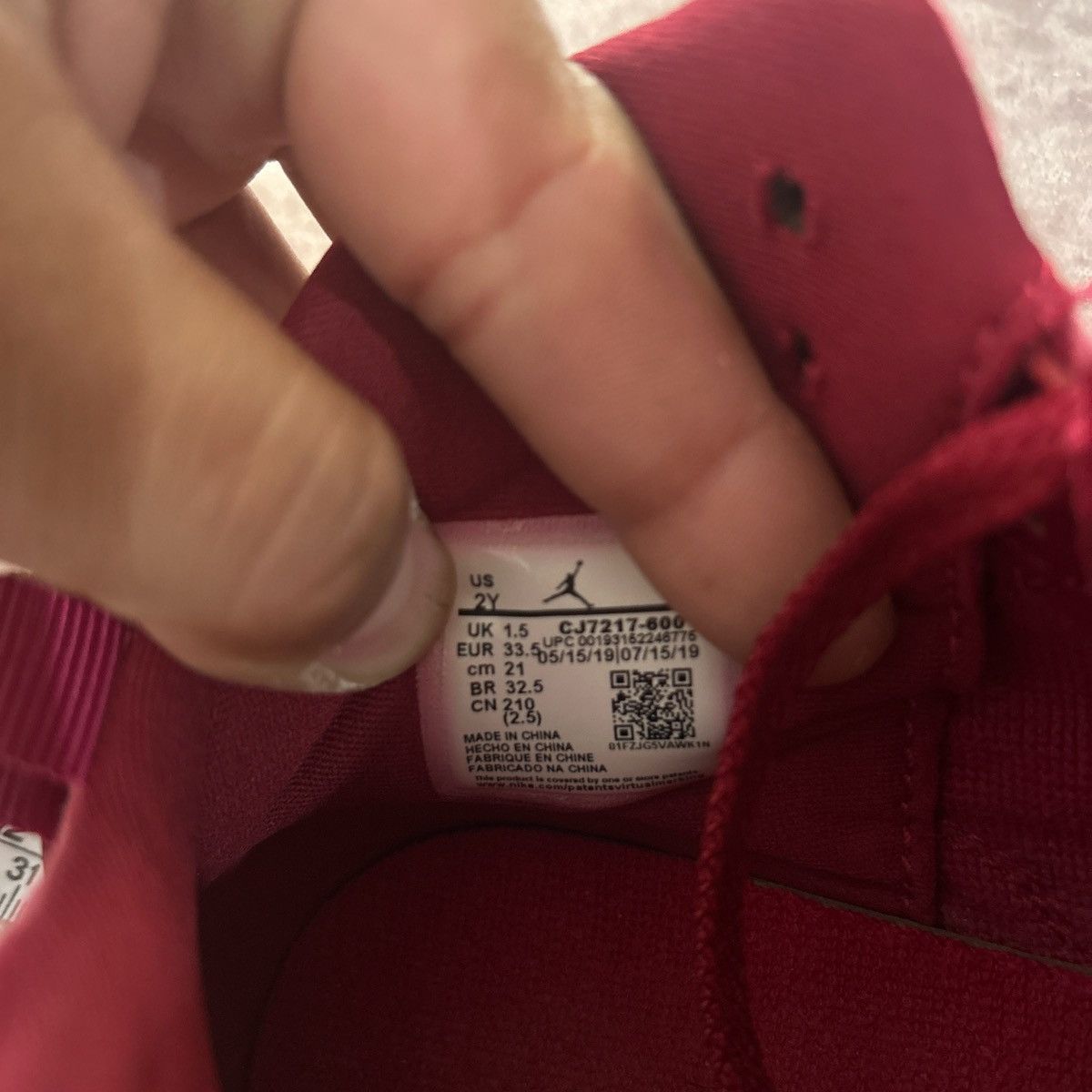 Jordan Brand Air jordan spizike GS noble red sneakers Size US 4 / IT 34 - 6 Thumbnail