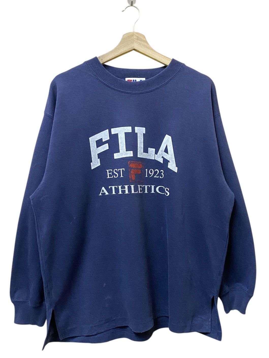 Fila Vintage Fila Faded Sweatshirt Crewneck Tee Size US M / EU 48-50 / 2 - 1 Thumbnail