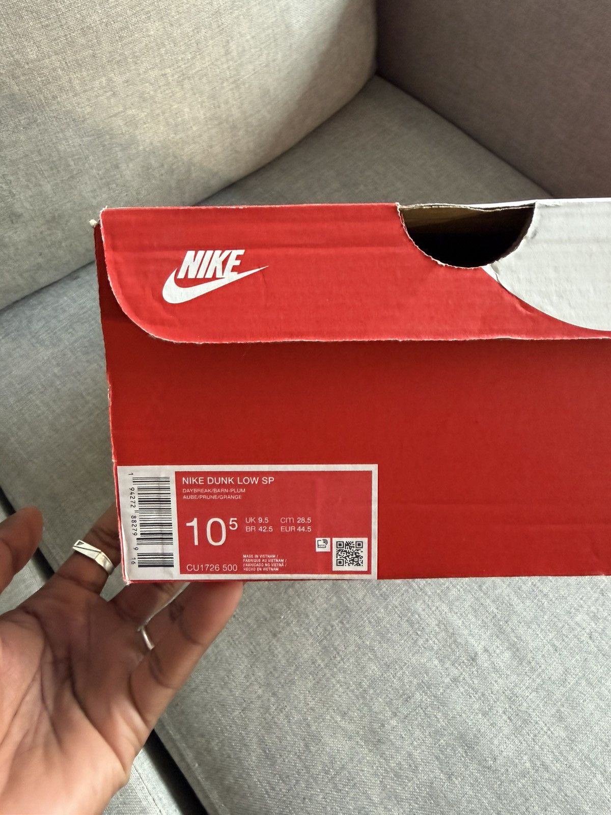 Nike Dunk Dunk SP Plum Size US 10.5 / EU 43-44 - 10 Thumbnail