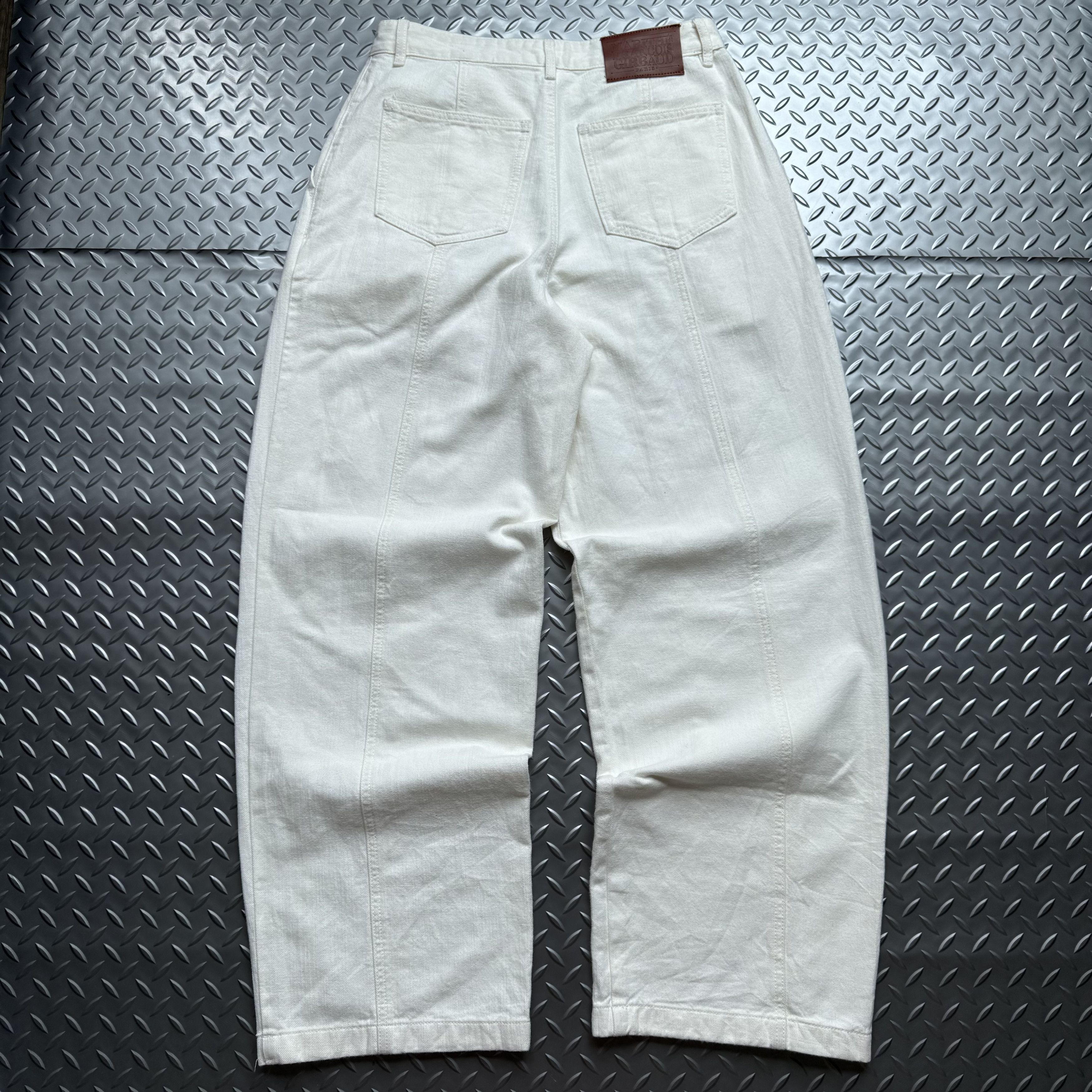 Marithe + Francois Girbaud Marithé + François Girbaud Panel Wide Leg Jeans Size US 26 / EU 42 - 7 Thumbnail