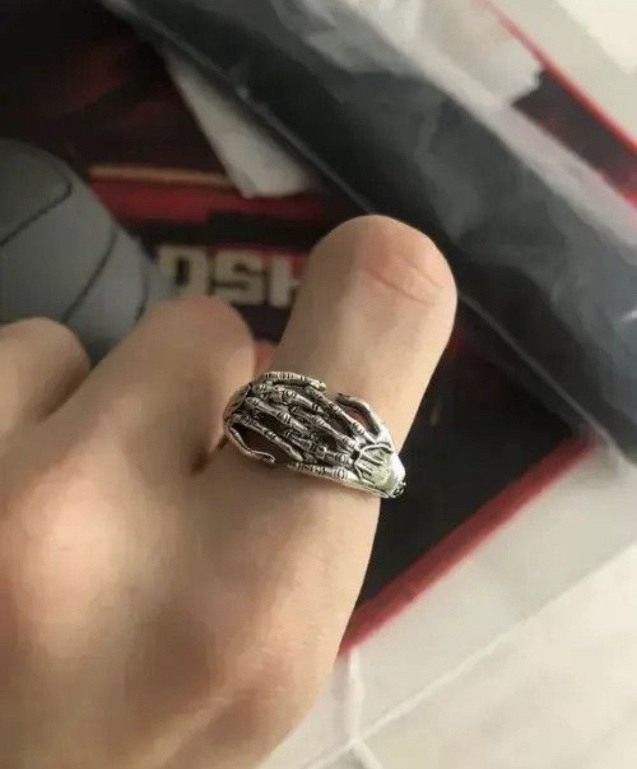 Jewelry × Vintage Skeleton Hand Ring Size ONE SIZE - 2 Thumbnail
