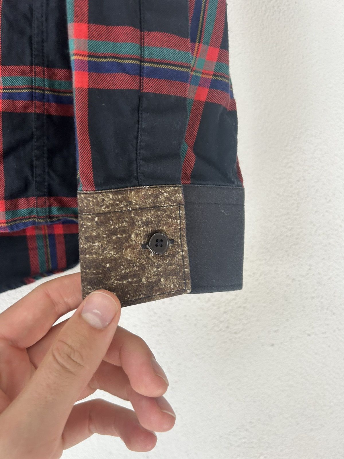 Givenchy Plaid Button-Up Shirt Size US S / EU 44-46 / 1 - 6 Thumbnail