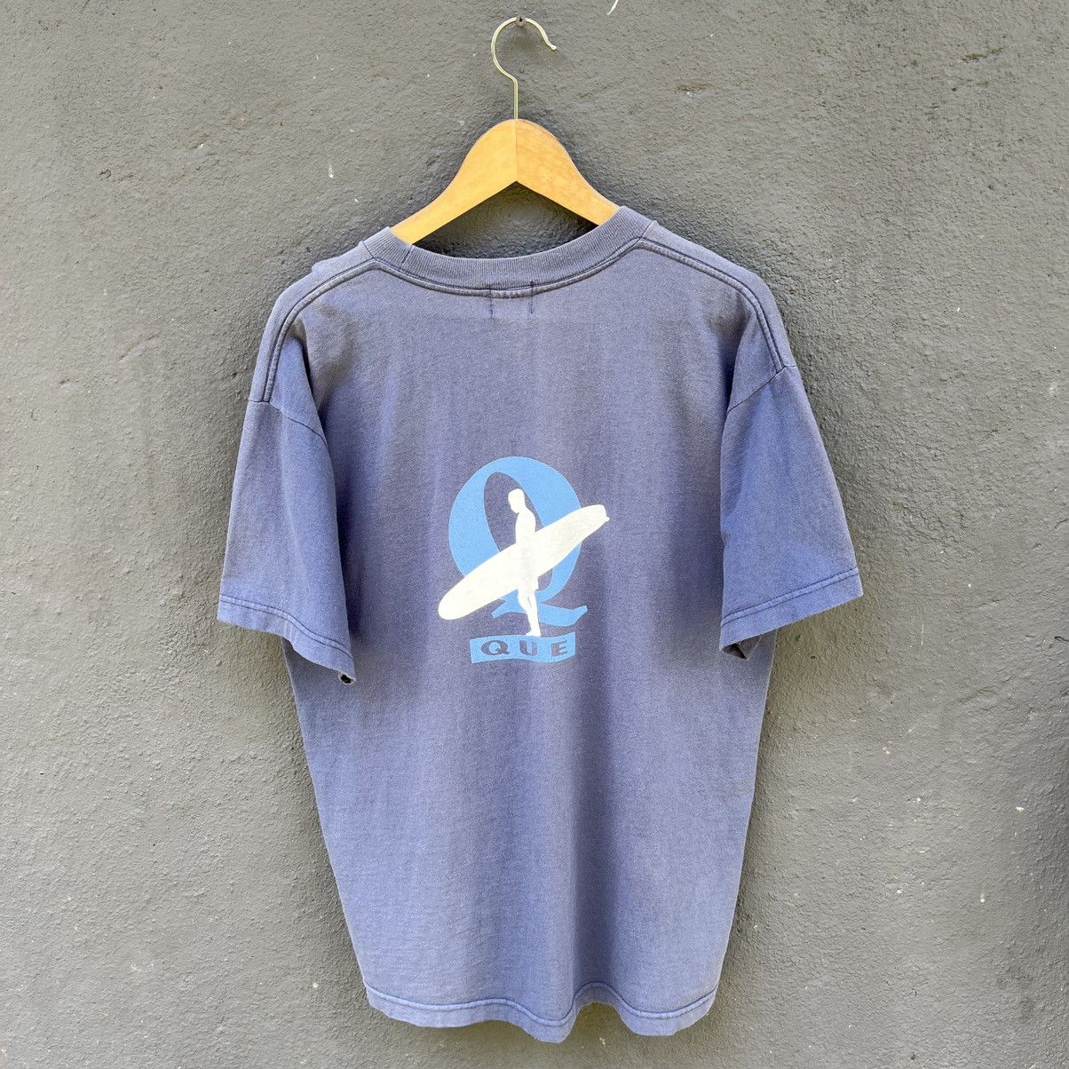 Vintage Thrashed Faded Vintage 90s Que Surfing Brand Tee Size US L / EU 52-54 / 3 - 1 Thumbnail