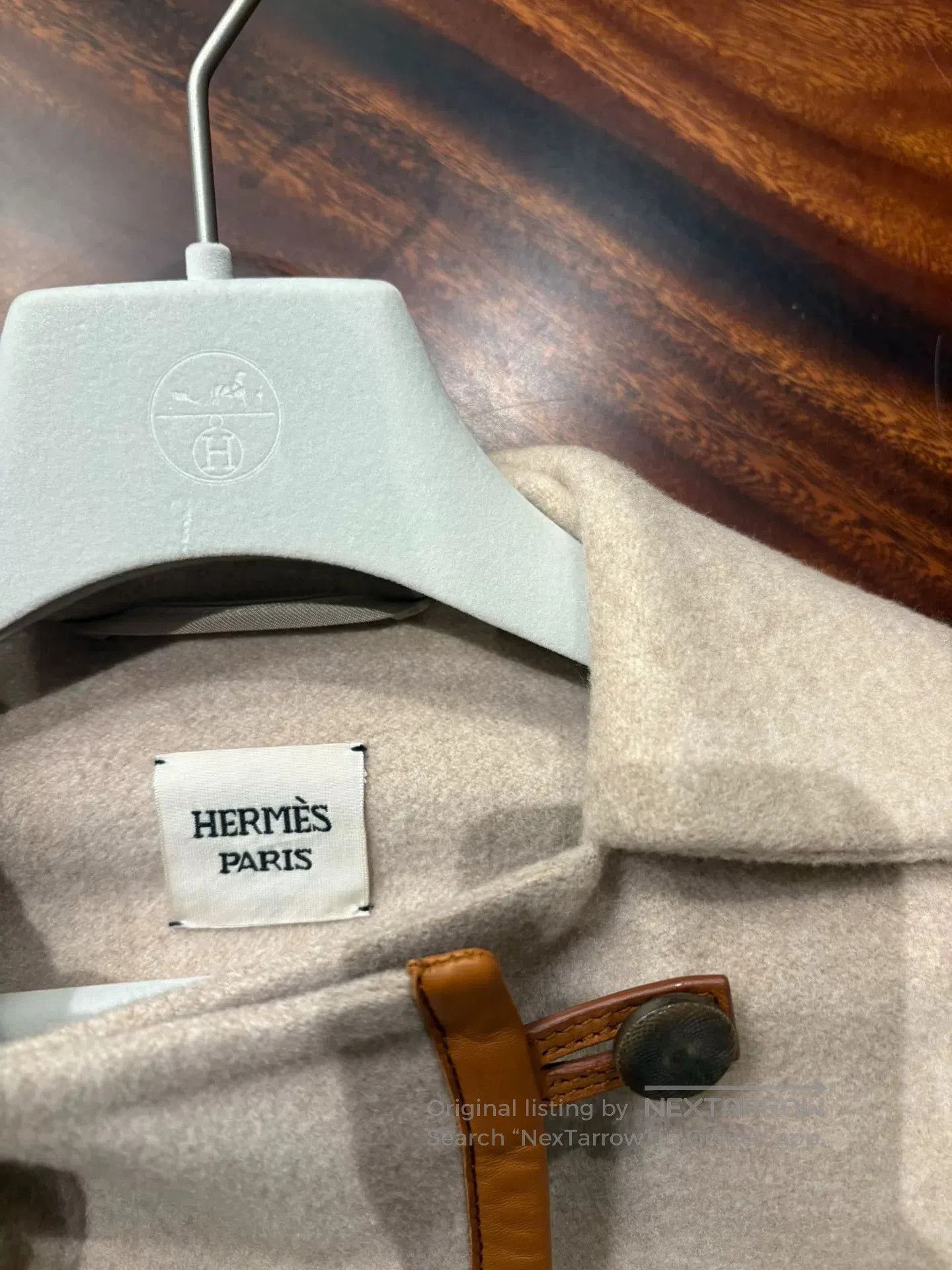Hermes Hermes Beige Cashmere Short Coat. Size US XS / EU 42 / 0 - 8 Thumbnail