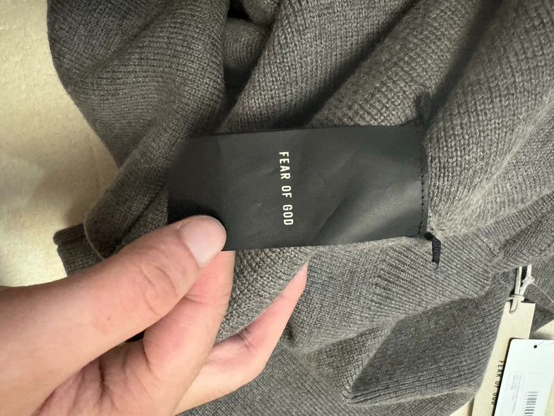 Fear of God Fear of God Grey knitted wool sweater Size US L / EU 52-54 / 3 - 4 Thumbnail