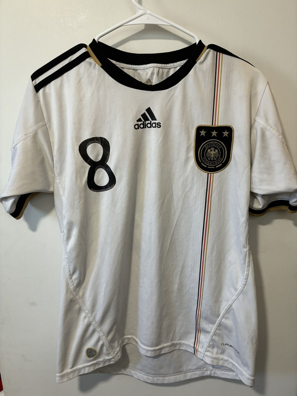 Adidas Adidas German NT Mesut Ozil 2010-11 Home Soccer Jersey Kit Size US S / EU 44-46 / 1 - 1 Thumbnail