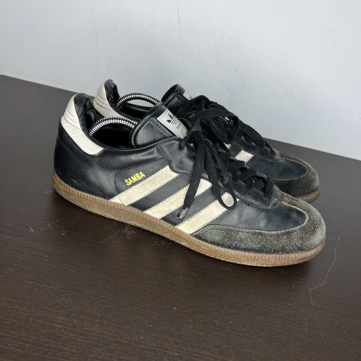 Adidas × Vintage Vintage Adidas Samba OG Black 2006 Trainers Shoes Y2K Size US 10.5 / EU 43-44 - 3 Thumbnail