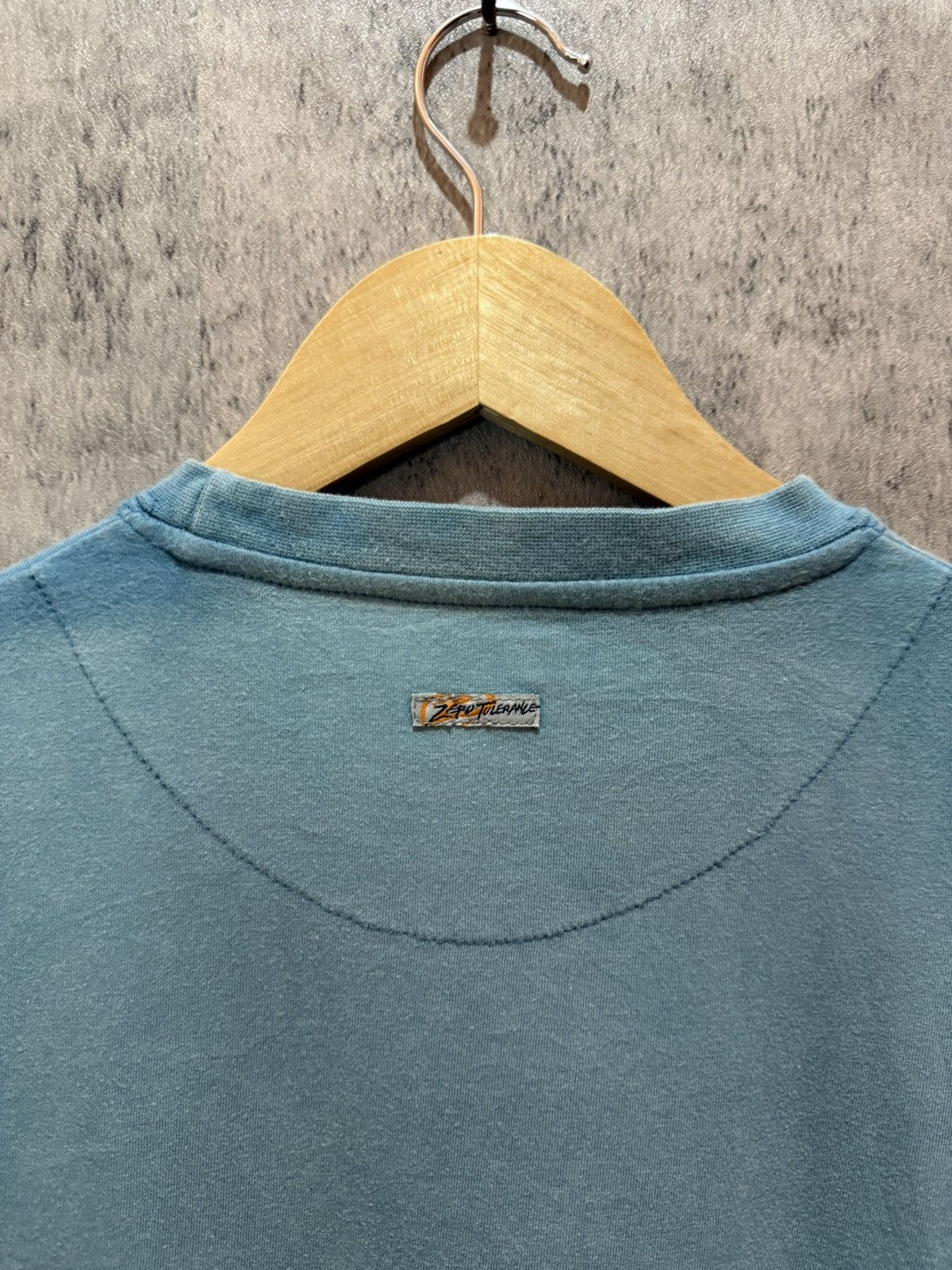 Hysteric Glamour × Japanese Brand 2000s Zero Tolerance Japan Poems And Face Sun Faded LS Tees Size US M / EU 48-50 / 2 - 15 Thumbnail