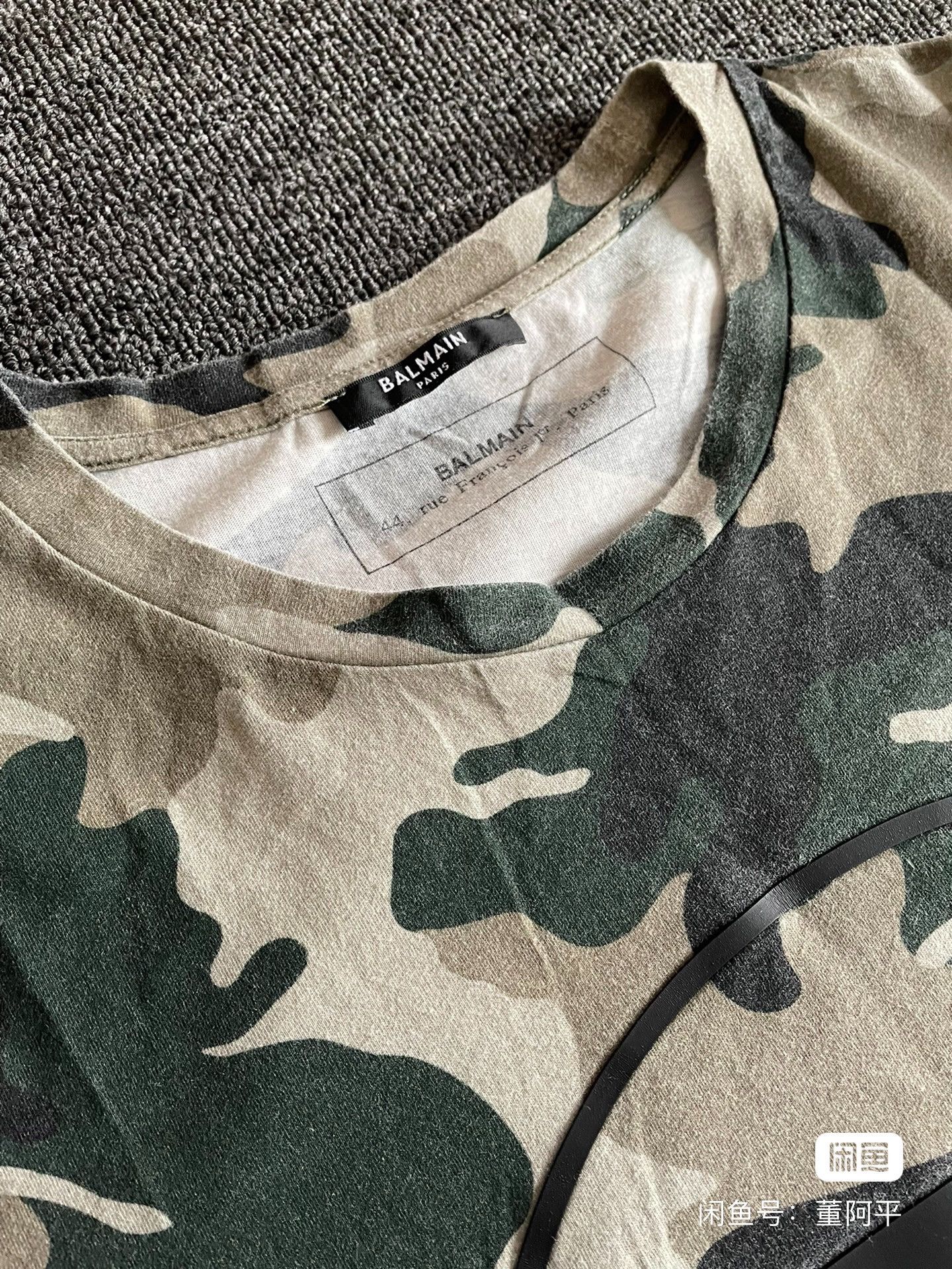 Balmain BALMAIN camouflage T-shirt size xl Size US XL / EU 56 / 4 - 2 Thumbnail