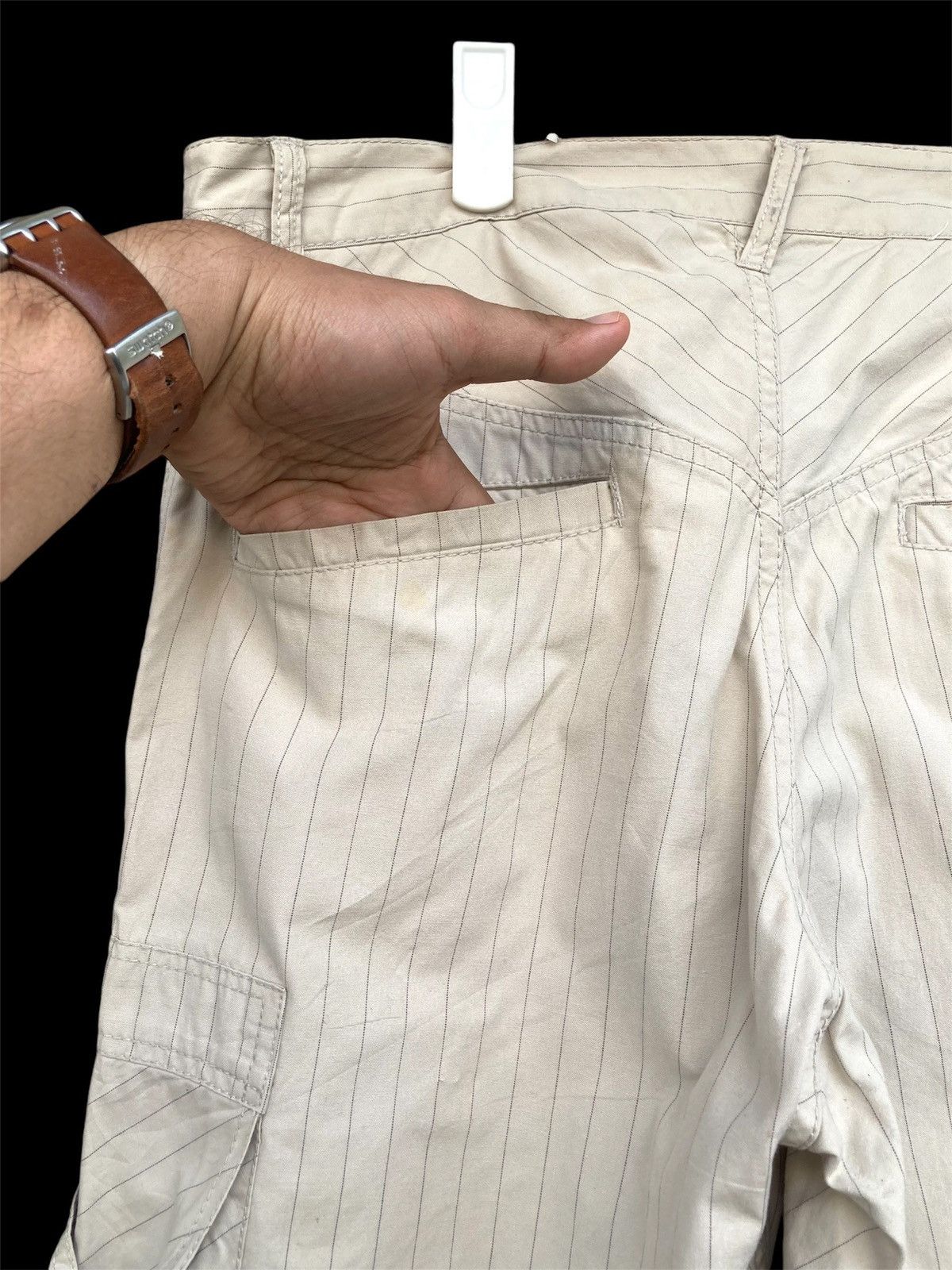 PPFM PPFM Stripe Japanese Cargo Pants Size US 34 / EU 50 - 13 Thumbnail