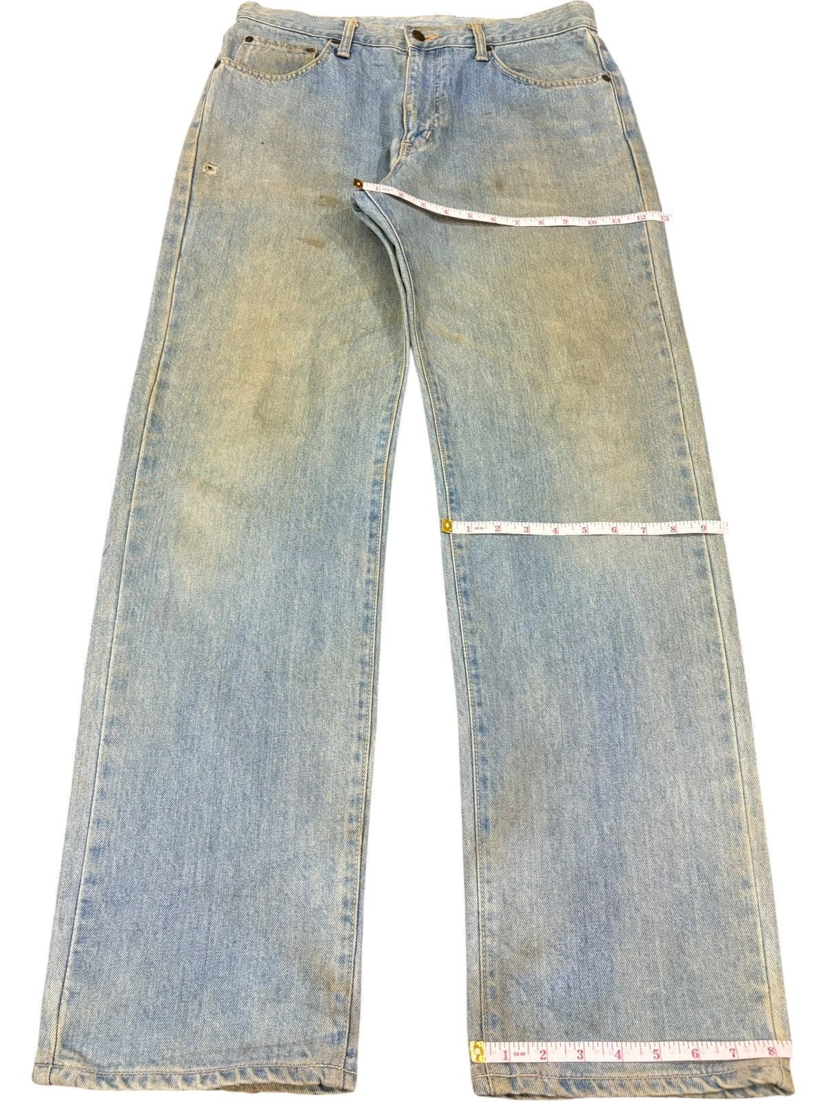 Edwin Vintage Edwin 1994 Mud Wash Distressed Loose Baggy Jeans Size US 34 / EU 50 - 14 Thumbnail