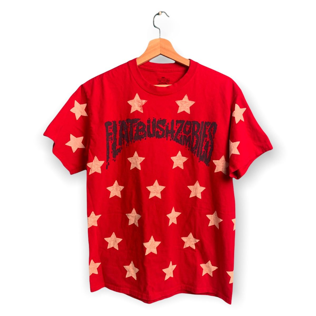 Rap Tees × Vintage Flatbush Zombies Rap T Shirt Stars AOP All Over Print Size US M / EU 48-50 / 2 - 1 Thumbnail