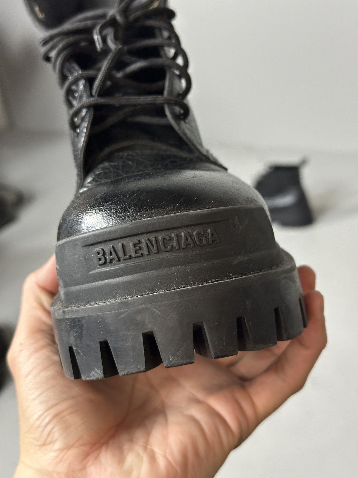 Balenciaga Balenciaga Strike Boot Ankle (wrinkled) Size US 9 / EU 42 - 9 Thumbnail