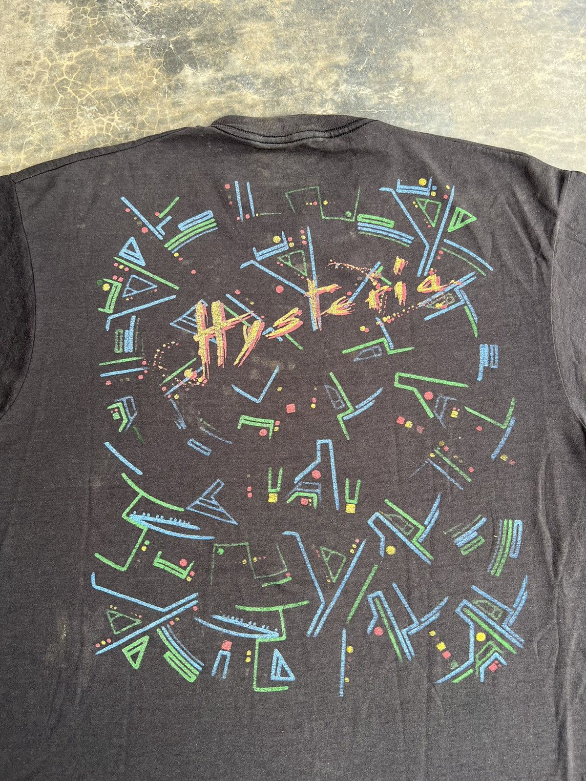 Band Tees (L) 1987 Vintage Def Leppard Hysteria Tour Band Tees Size US L / EU 52-54 / 3 - 6 Thumbnail