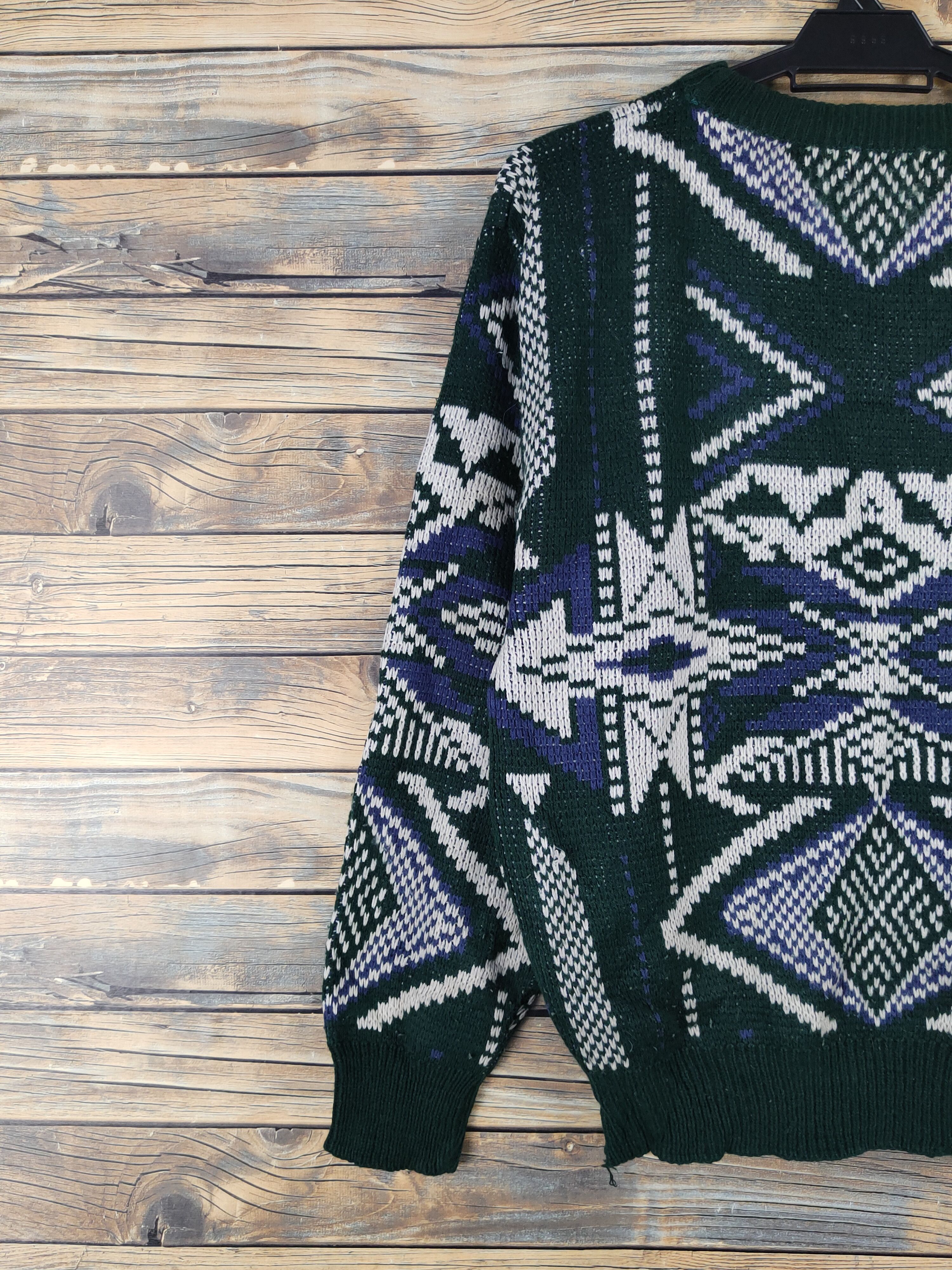 Vintage D Bound Broom Dark Green Knitwear Sweatshirts#W1673 Size US M / EU 48-50 / 2 - 10 Thumbnail