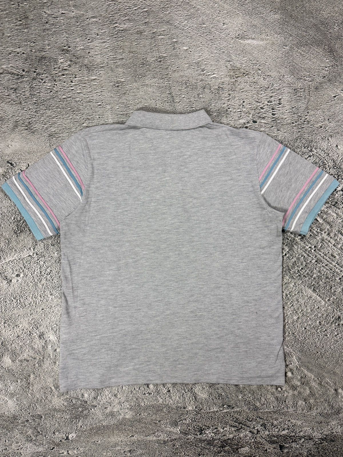Yves Saint Laurent Yves Saint Laurent polo big logo t-shirt vintage grey Size US XL / EU 56 / 4 - 6 Thumbnail