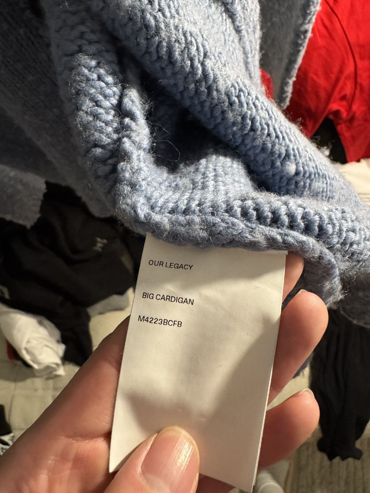Our Legacy Our legacy baby blue cardigan Size US S / EU 44-46 / 1 - 3 Thumbnail