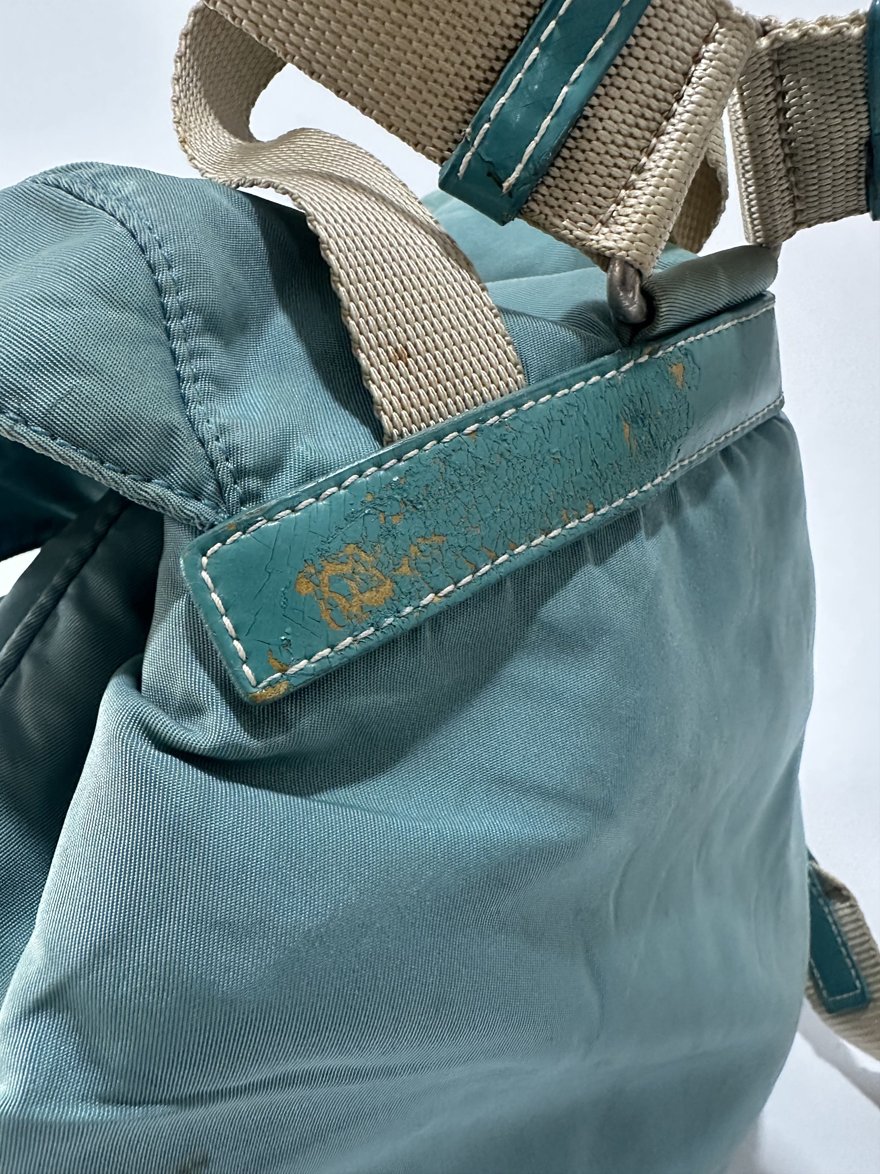 Prada PRADA Nylon Vela Backpack Blue Size ONE SIZE - 5 Thumbnail