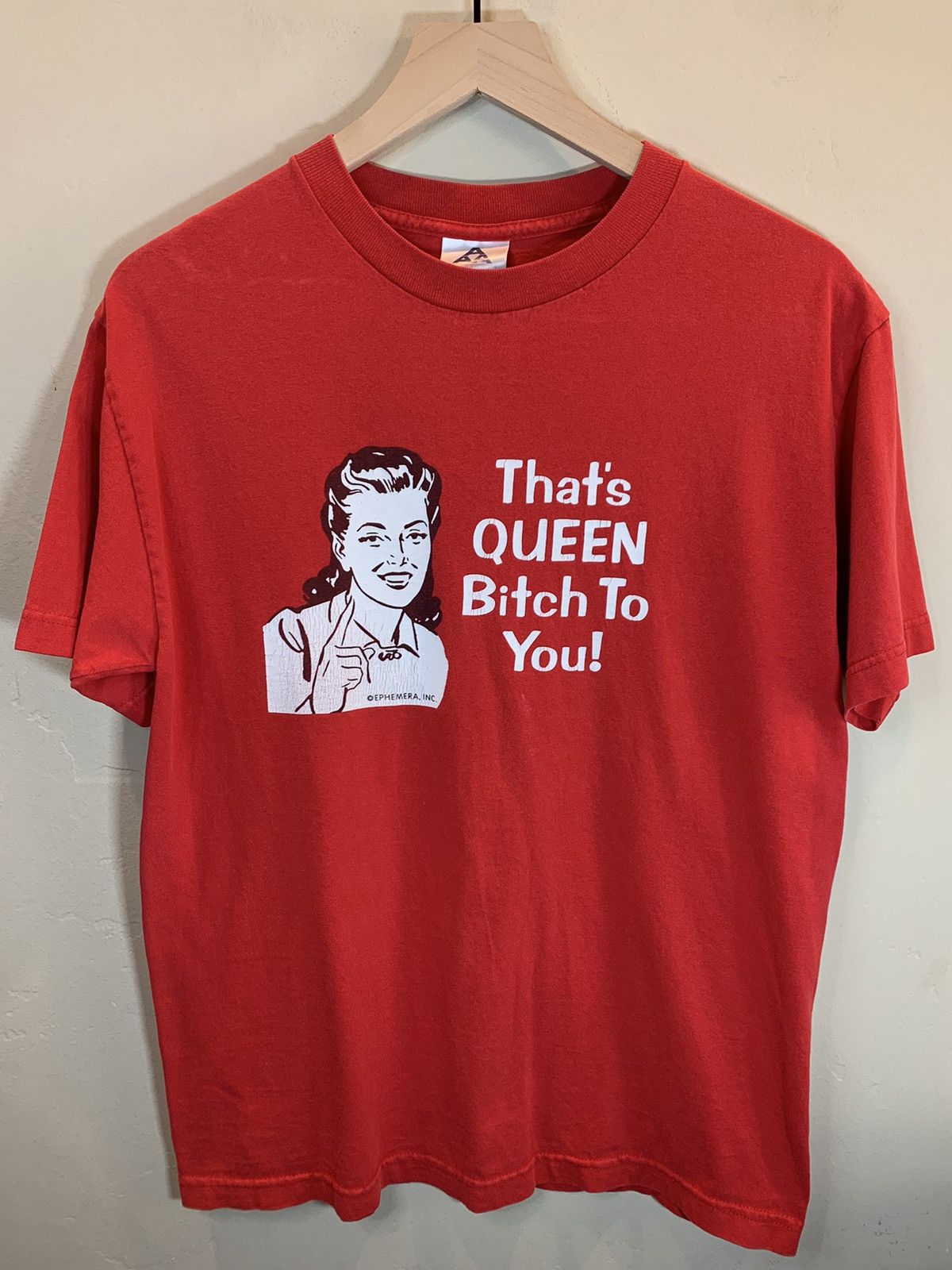 Vintage *RARE* Vintage That’s QUEEN Bitch To You! Funny Art T-Shirt Size US M / EU 48-50 / 2 - 1 Thumbnail