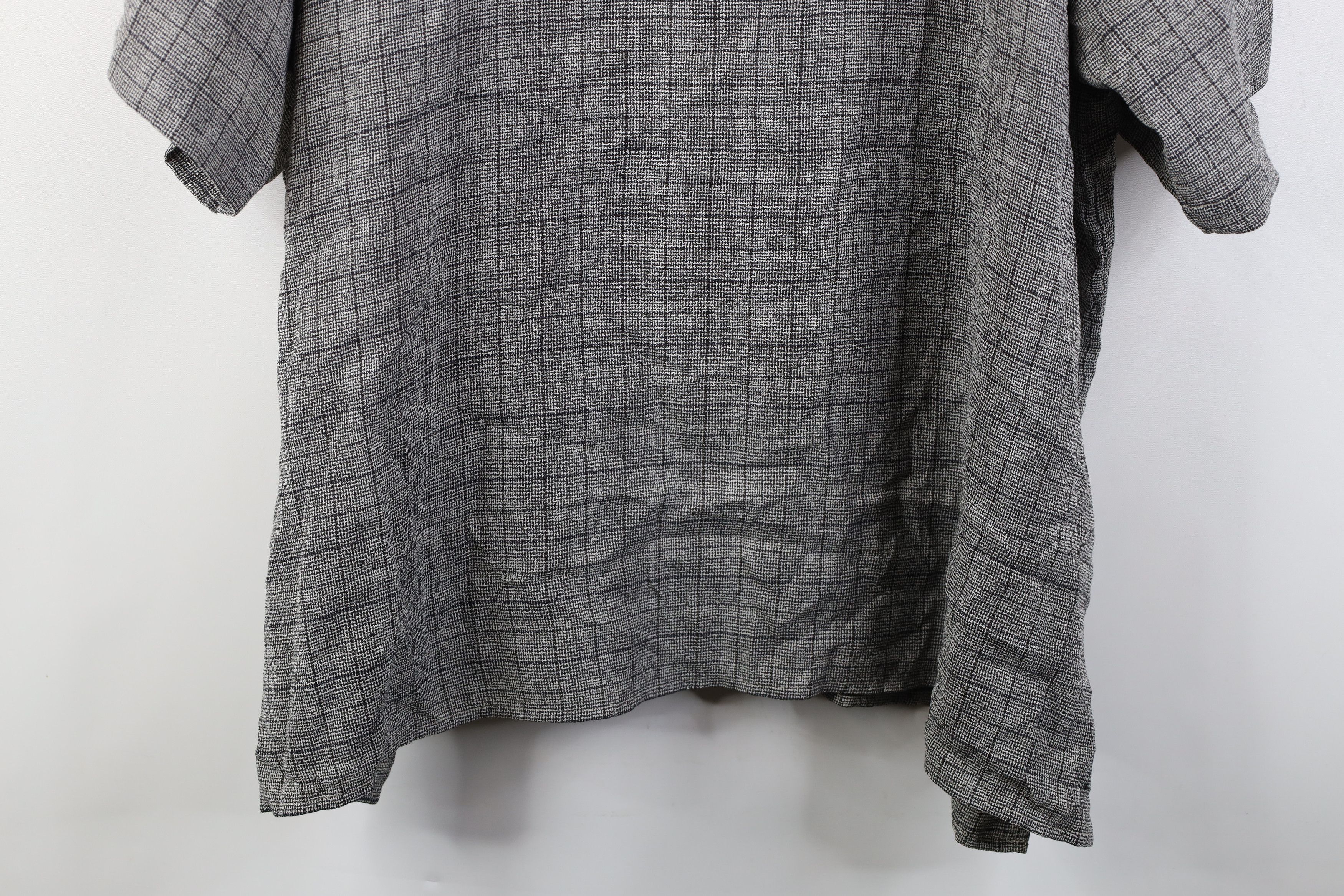 Vintage Vintage 90s Rockabilly Streetwear Knit Button Shirt Plaid Size US XXL / EU 58 / 5 - 11 Thumbnail