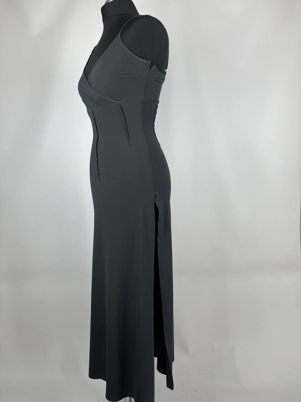 Sarah Pacini Vintage Sarah Pacini Grey Maxi Dress Size S (0471) Size S / US 4 / IT 40 - 2 Thumbnail