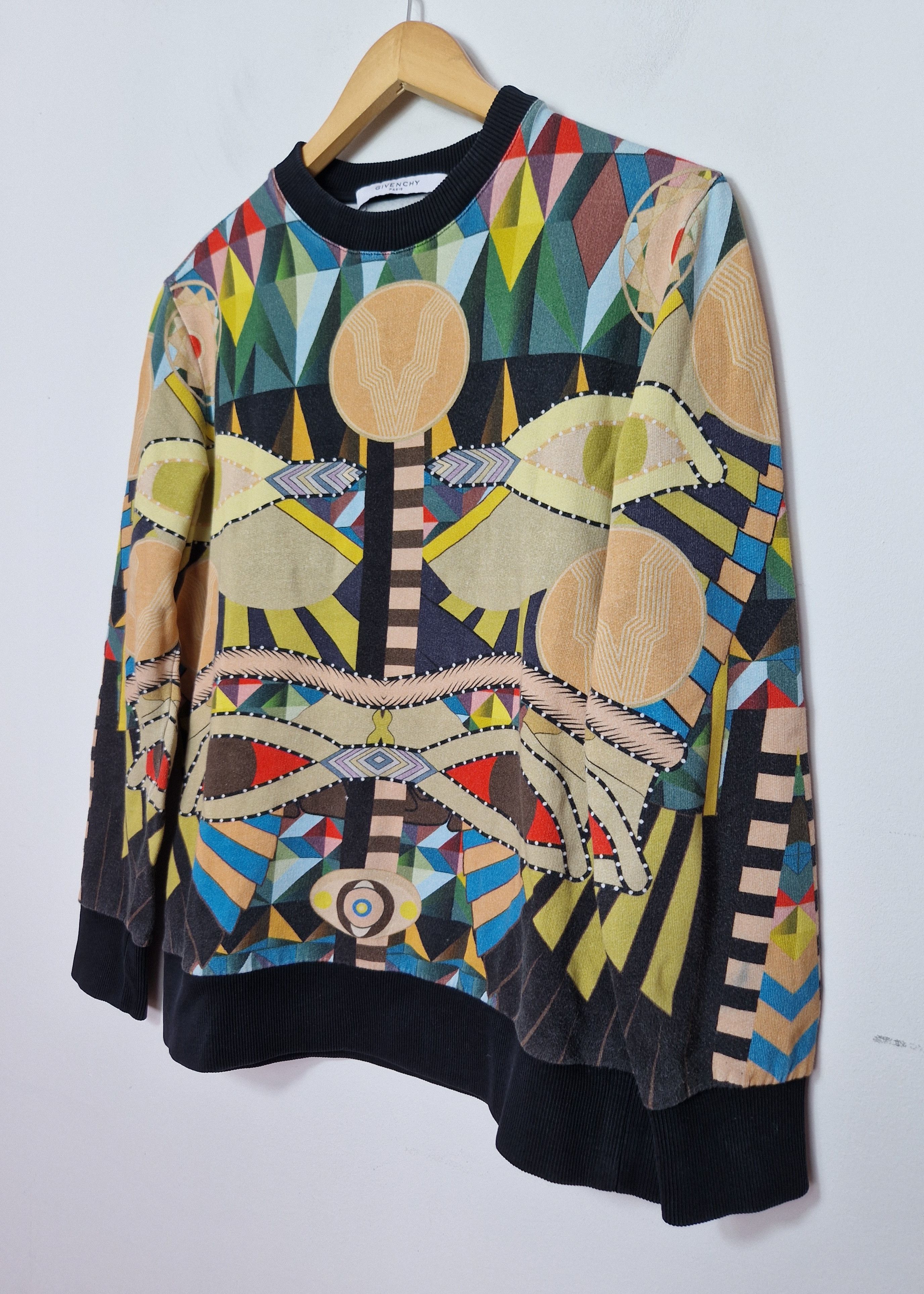 Givenchy Givenchy 2017 Crazy Cleopatra Riccardo Tisci rare sweatshirt Size US XS / EU 42 / 0 - 2 Thumbnail