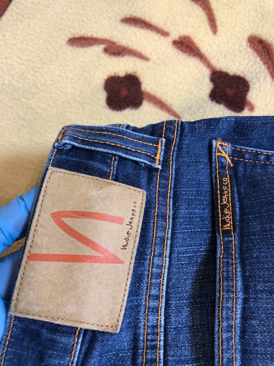 Nudie Jeans Nudie Jeans Co Grim Tim Men's Slim Fit Blue Denim Jeans Size US 28 / EU 44 - 5 Thumbnail
