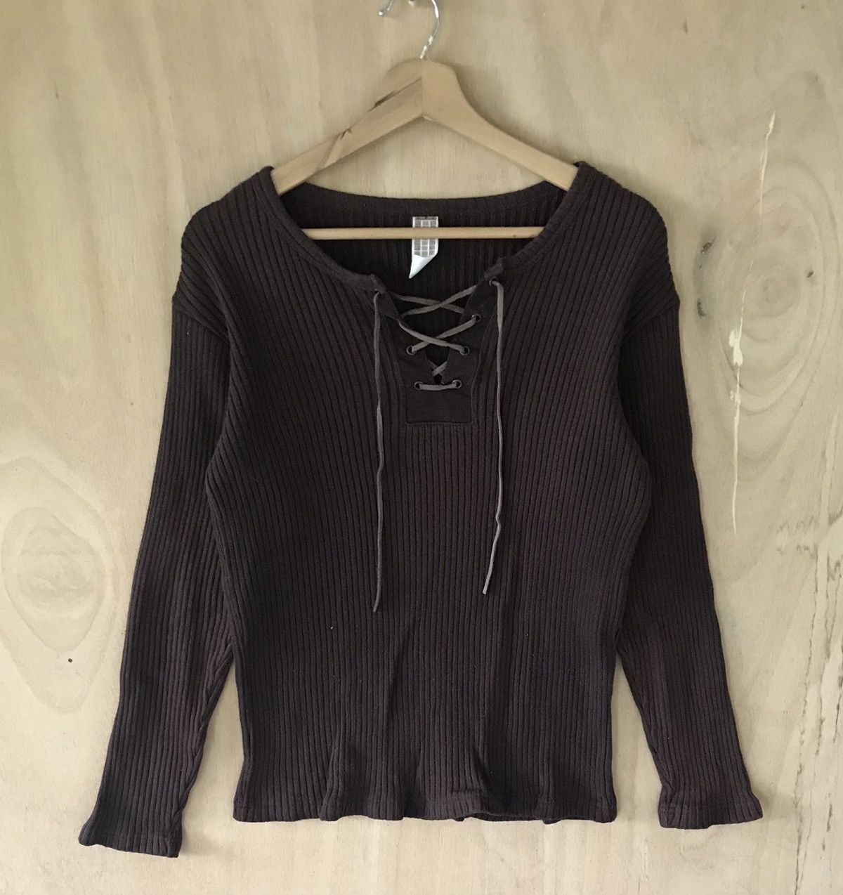 image of Vintage College Yard Knit Sweaters in Brown, Women's (Size Medium)