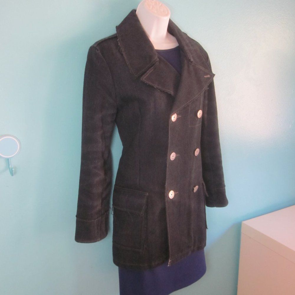 G-Star G-Star Dark Blue Wool Denim Pea Coat Size M Size M / US 6-8 / IT 42-44 - 10 Thumbnail