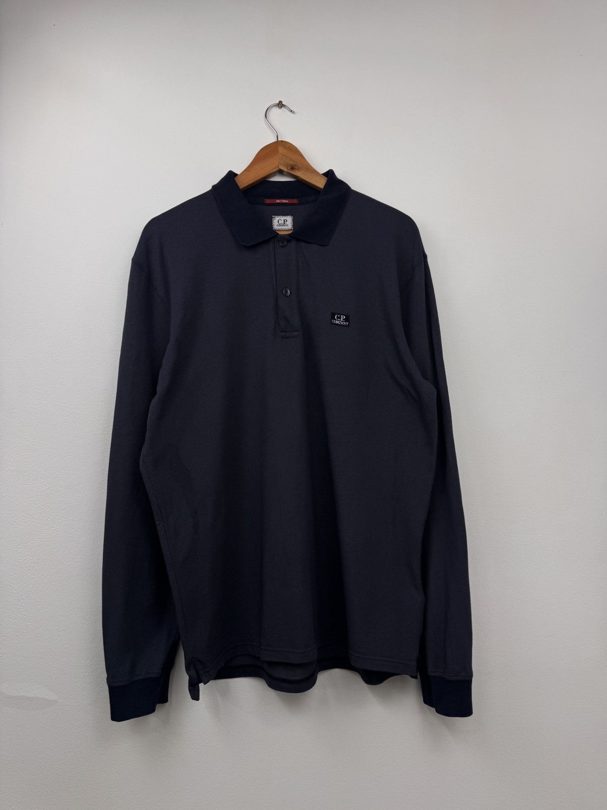 C.P. Company C.P. Company Men Long Sleeve Polo Shirt Blue Cotton Size L Size US L / EU 52-54 / 3 - 1 Thumbnail