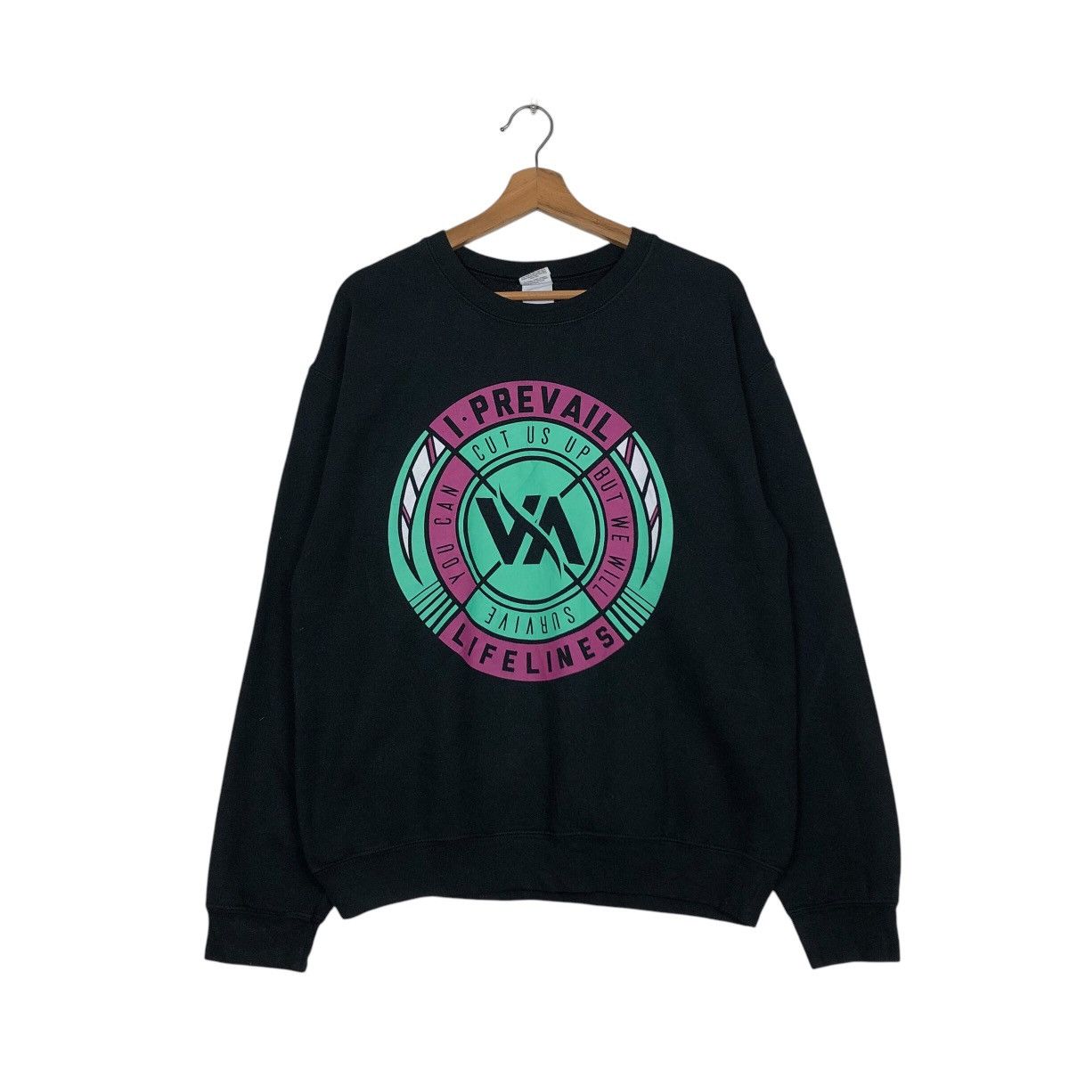 Japanese Brand 📌Vintage Sweatshirt Crewneck I Prevail Big Logo Size US M / EU 48-50 / 2 - 2 Thumbnail