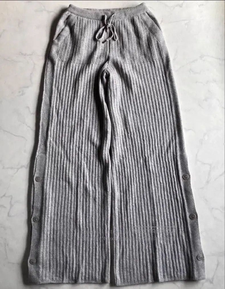 Loro Piana Loro Piana Cashmere Wide Leg Pants Size 26" / US 2 / IT 38 - 1 Thumbnail