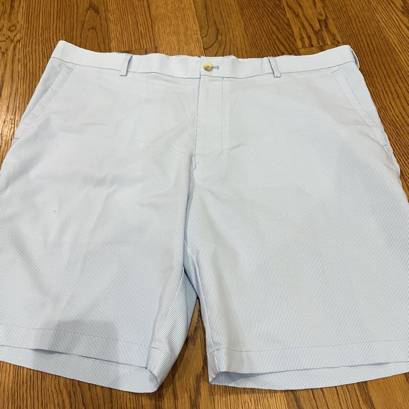 Peter Millar Peter Millar Shorts Wicking E4 Blue & White Striped Polyester size 40 Size US 40 / EU 56 - 2 Thumbnail