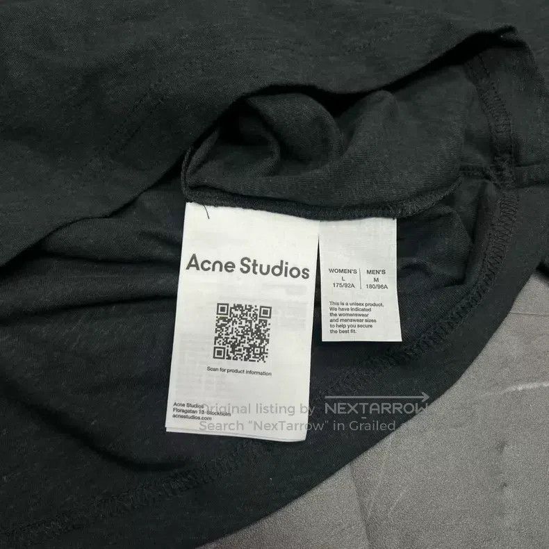 Acne Studios Acne Studios 1996 Series Small Logo Round Neck Long Sleeve Size US M / EU 48-50 / 2 - 4 Thumbnail