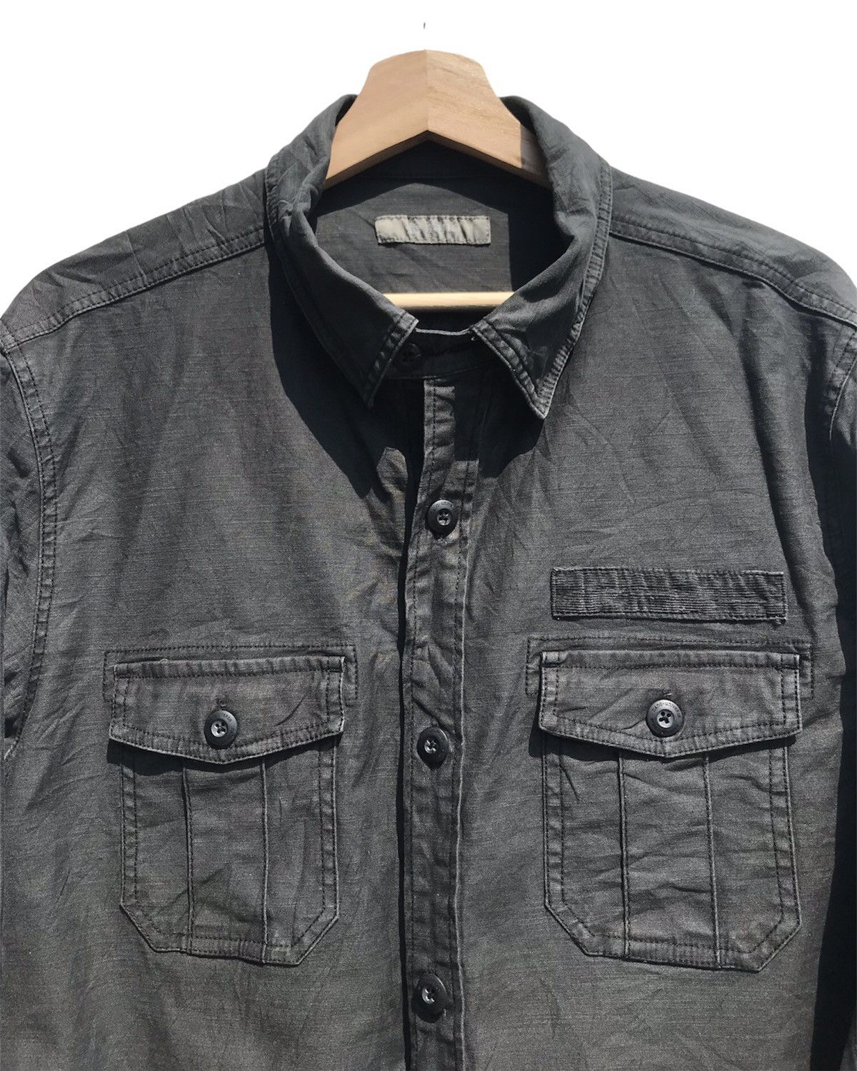 NANO universe Nano Universe Military Shirt Size US XL / EU 56 / 4 - 3 Thumbnail