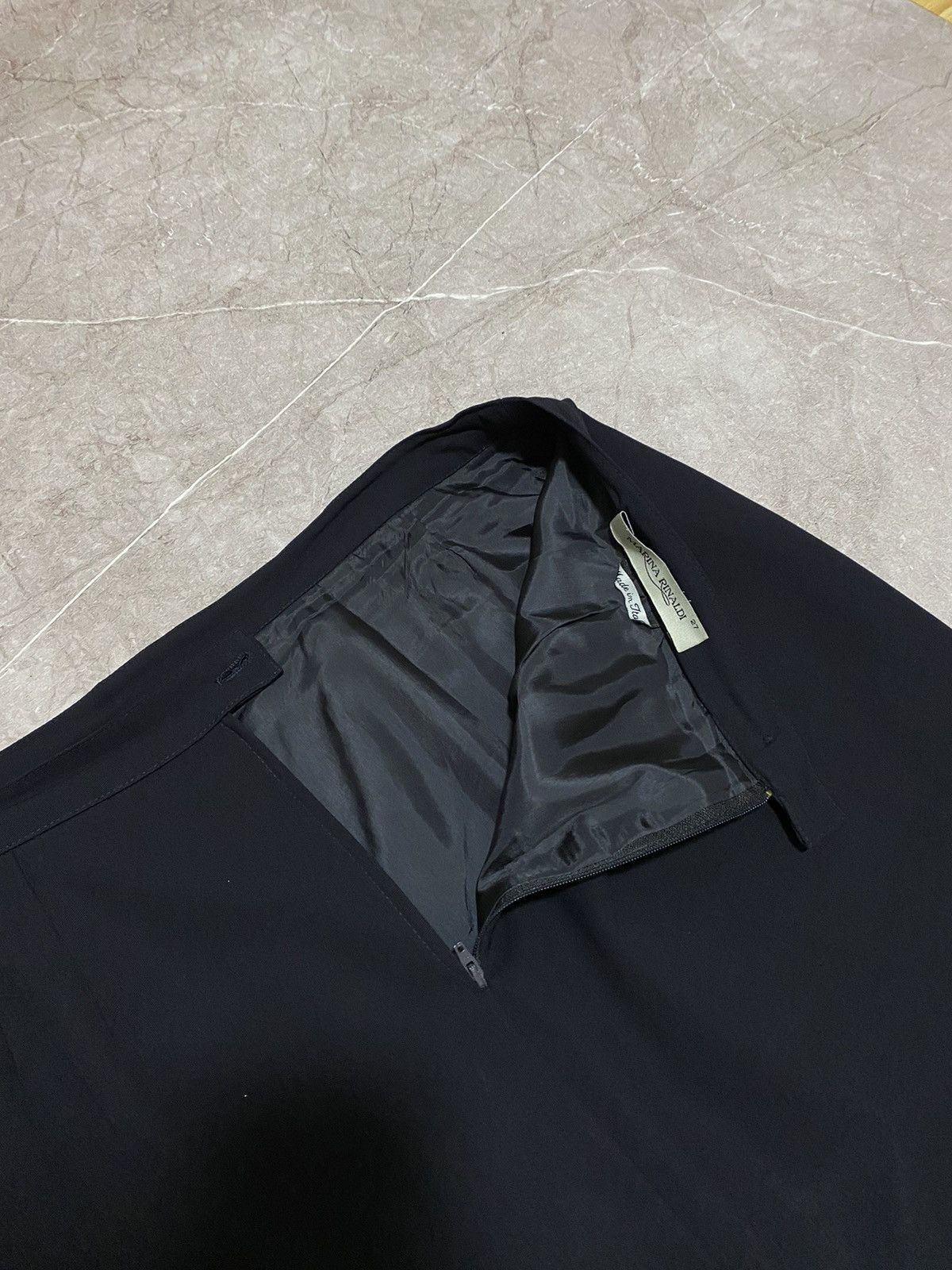 Marina Rinaldi Vintage Marina Rinaldi Virgin Wool Midi Skirt Made in Italy Size 27" / US 4 / IT 40 - 6 Thumbnail